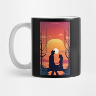 Love's Last Glow : A Sunset Affect Mug